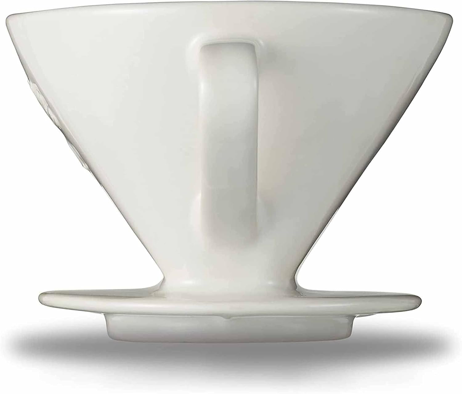 Melitta SF-WH1 x 2 Coffee Dripper, Ceramic, Made in Japan, Measuring Spoon, For 2 to 4 Cups, Off White