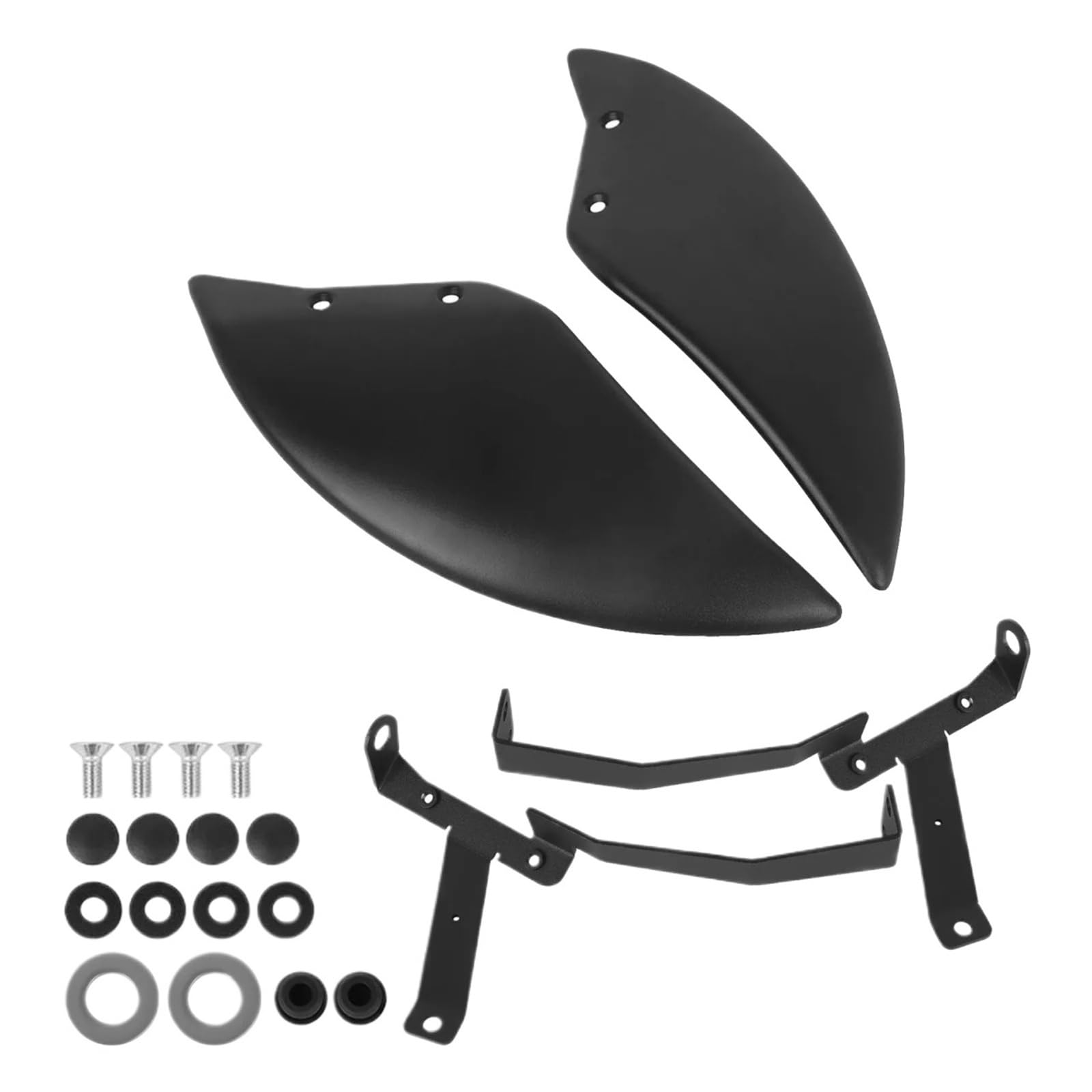 Compatible con Conducto De Refrigeración De Pinza Honda CB1000 Hornet. | Atornillado directo, aumenta el flujo de aire, protege la pinza y mejora el aspecto general(Black)