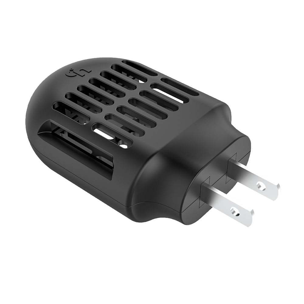 Mosquito Repeller, Electronic Mosquito Repellent Plug in Indoor Use, No Candles or Flames,DEET-Free, for Home, Bedroom, Office, Kitchen (Black)