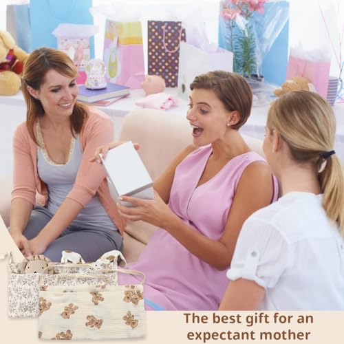 Mecmbj Bed Pocket,Baby Crib Bedside Organiser,2 Pieces Hanging Crib Organizer,Adjustable Nursery Organizer with 2 Pockets,Crib Organizer,Kids Room Hanging Bed Organizer for Diapers,Toys (Apricot) - Cosy Home Interiors Mecmbj Bed Pocket,Baby Crib Bedside Organiser,2 Pieces Hanging Crib Organizer,Adjustable Nursery Organizer with 2 Pockets,Crib Organizer,Kids Room Hanging Bed Organizer for Diapers,Toys (Apricot) - Image 7