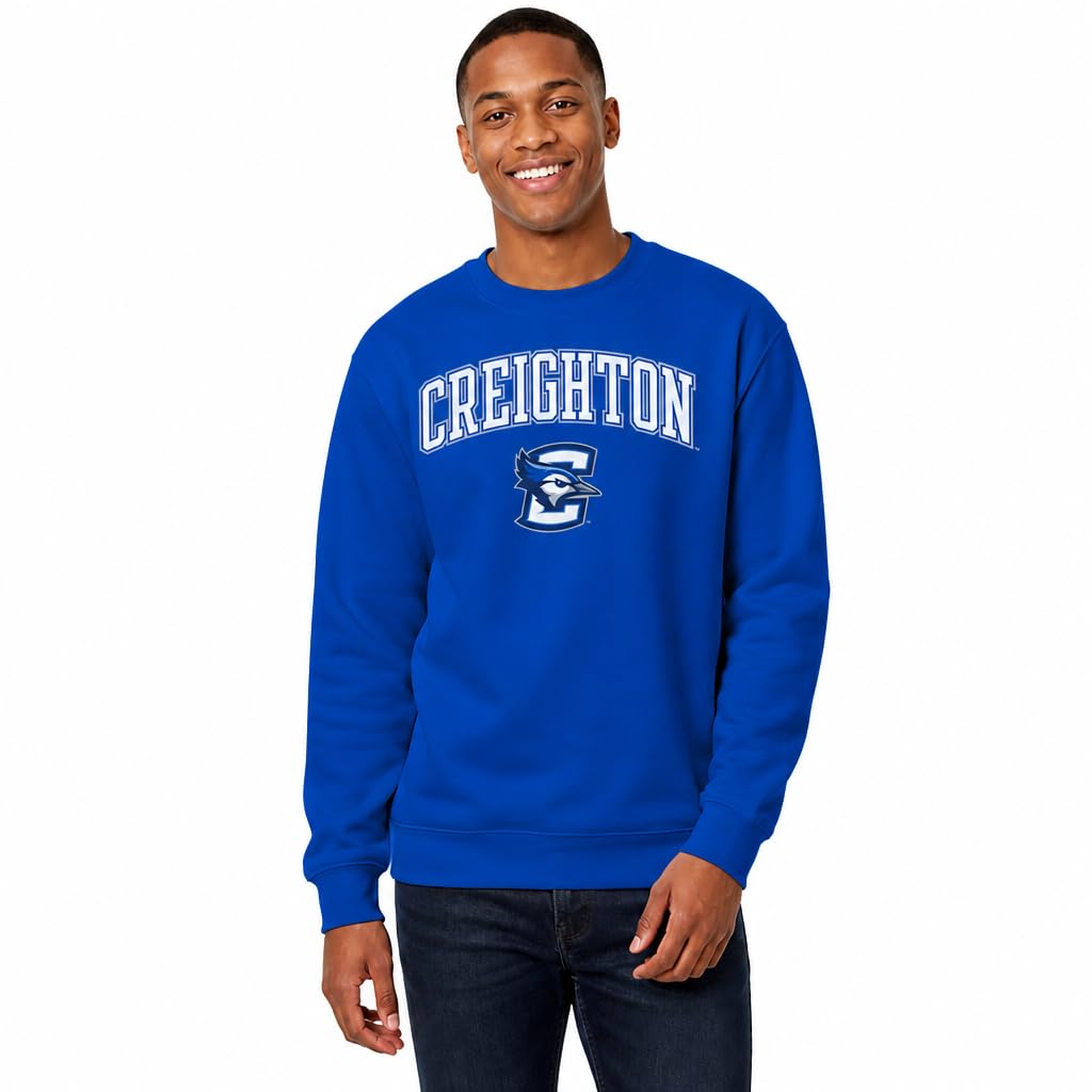 NCAA College Sweatshirt Fleece Crewneck Pullover for Men and Women