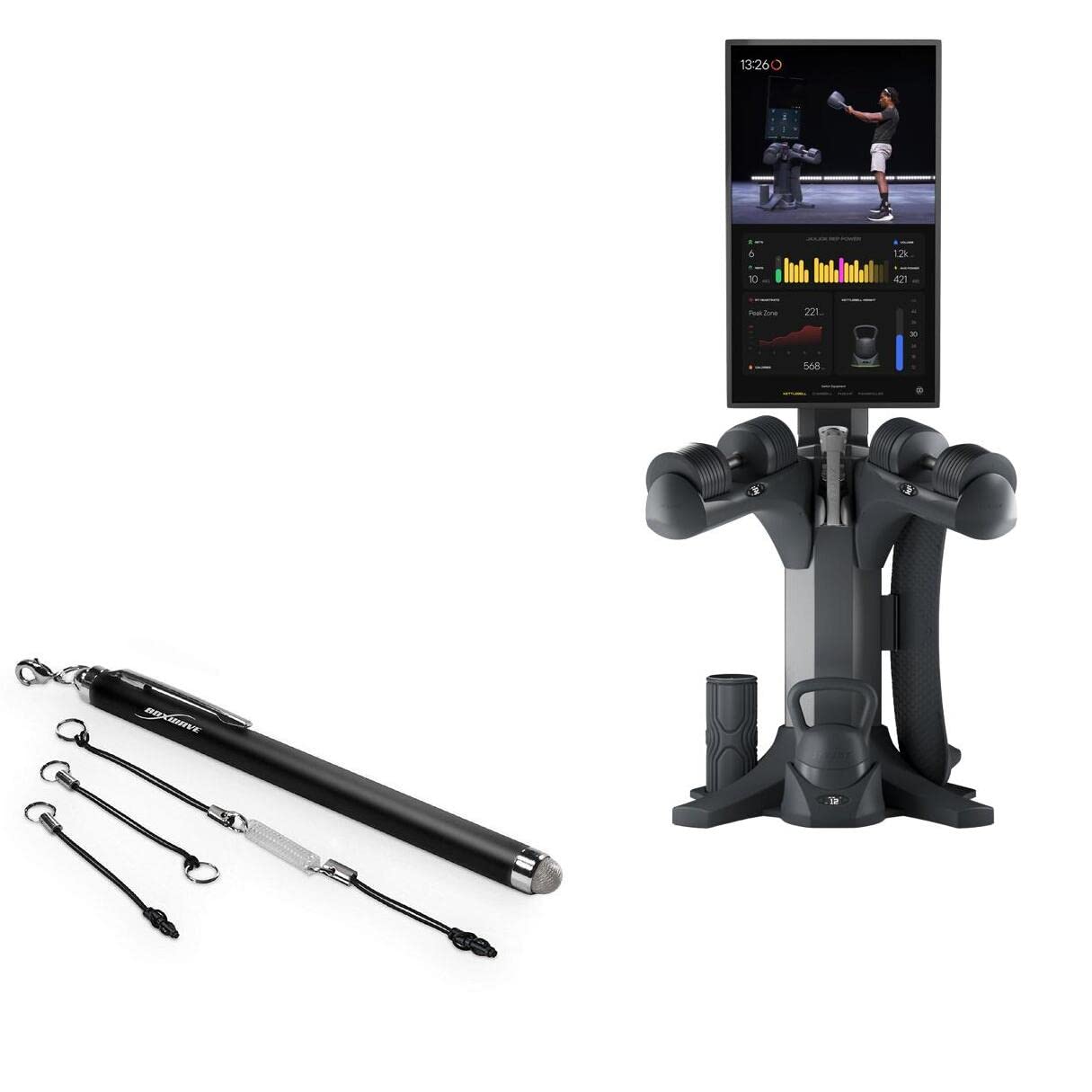 BoxWaveStylus Pen Compatible with JAXJOX InteractiveStudio (43 in) - EverTouch Capacitive Stylus, Fiber Tip Capacitive Stylus Pen - Jet Black