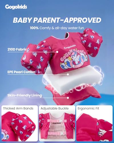 Image of Gogokids Puddle Float Jumper 24-66 Pounds, Toddler Swim Vest Kids Floaties