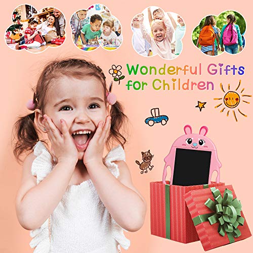 JARVANIA LCD Writing Tablet, Color LCD Writing Tablet for Kids, Toys for Girls and Boys, Gifts for Girls and Boys, LCD Drawing Board for Kids (Pink)
