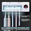 Porte-brosse à Dents Mural Multifonctionnel Avec Capteur Intelligent Et Fonction De Sterilisation Uv 97246864