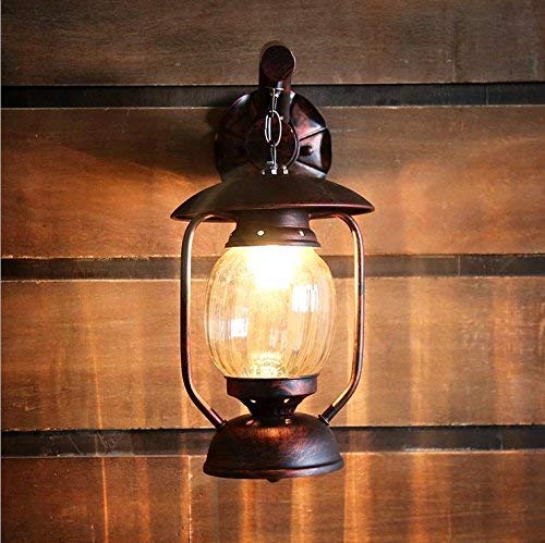 Amazon.co.jp : KEKEYANG 玄関ライト アメリカの古いアメリカ村灯油