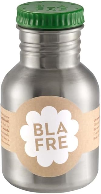 Blafre Stainless Recycled Steel Drinking Bottle Green 300ml - Classic design and a super way to avoid throwaway plastic