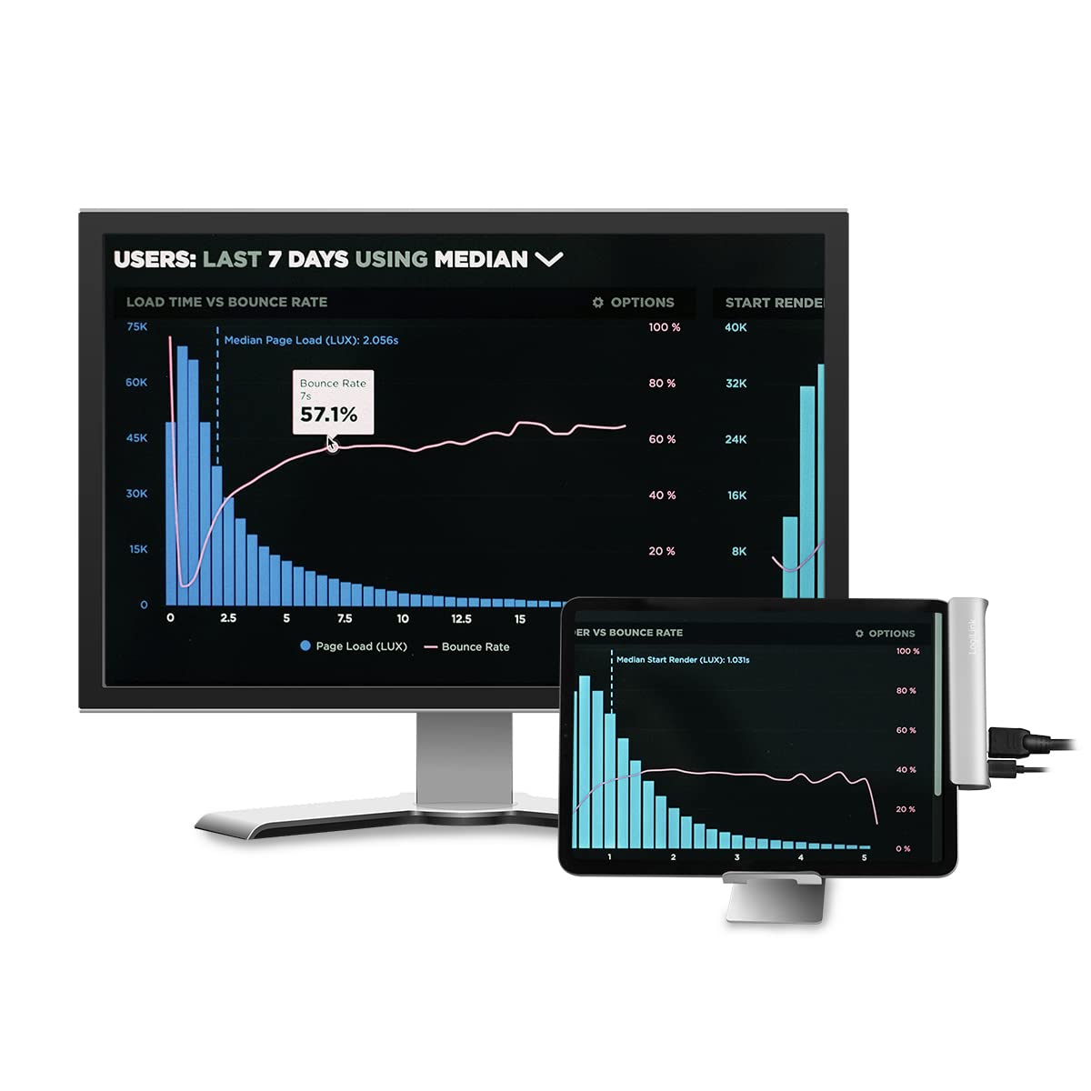 LogiLink UA0385 - USB 3.2 Gen 1 stacja dokująca do iPad Air, iPad mini i iPad Pro, 7 portów, USB-C PD, srebrna/czarna