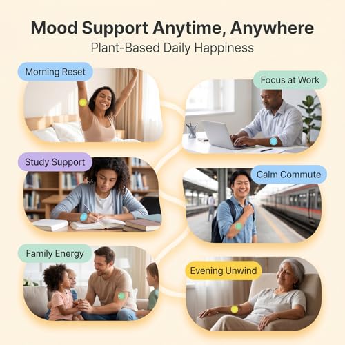 Dopamine Patches Extra Strength – 90 Count Plant-Based Non-GMO Mood Support & Energy Patch – Dopamine & Serotonin Balance – Mood Balance Patch for Women & Men – 3 Month Supply - Image 5