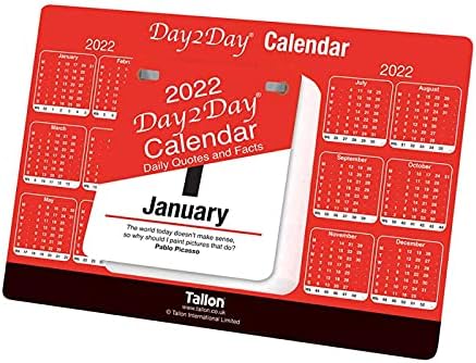 2022 Day To Day Desk Top Stand Up Tear Off Block Planner & Personal  Organizer Calendar With Daily Quotes & Facts - Ideal For Daily Activities  By Karrma Ltd : Amazon.co.uk: Stationery