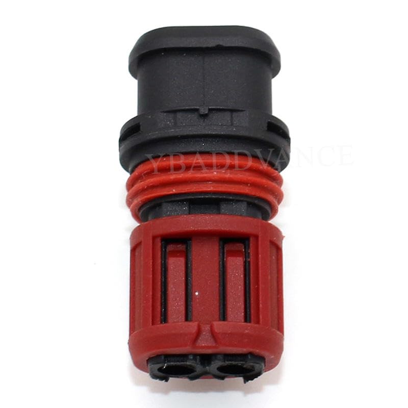 1337245-3 2 Pin Female Amp Seal Electrical Terminal Connector for Fuel Injector System - (Color Name: Female)