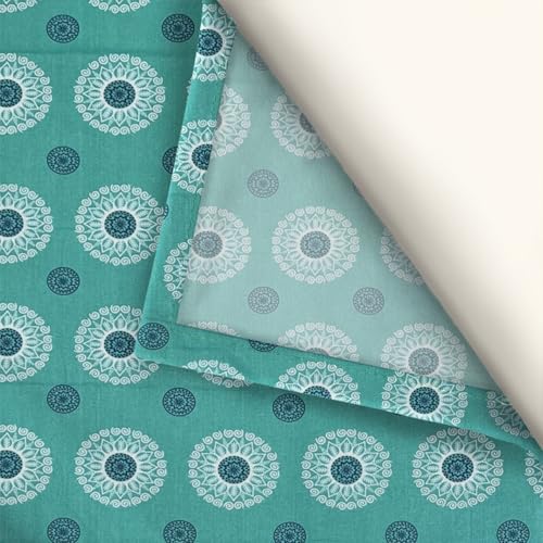 Image of Weave & Decor Super Soft Super Comfortable 144 TC 90x90 inches Printed Cotton Double Bed Bedsheet with Two Pillow Covers