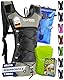 SASMO® Trinkrucksack (Sand) mit Thermofach | Trinkrucksack Laufen - Ultraleicht 300g & 6L | Laufrucksack mit Trinkblase 2l, BPA-Frei | Rucksack mit Trinkblase & Reflektoren | Laufen, Fahrradfahren