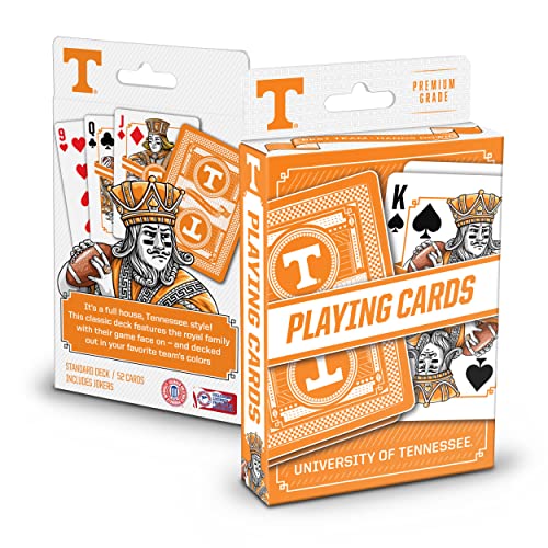 Image of YouTheFan NCAA Officially-Licensed Playing Cards - Original Artwork on All face Cards and Jokers - Team's Official Colors - Quality Linen Texture - Designed in The USA