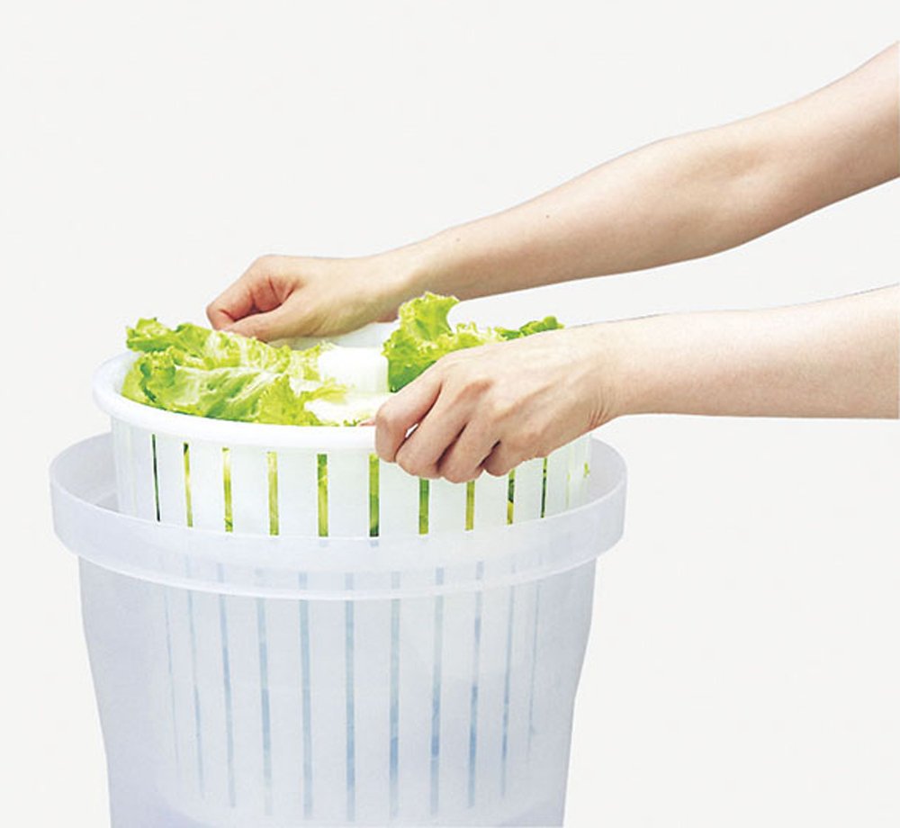 25 cm Jumbo AMZ1102 antybakteryjny ociekacz warzyw (import z Japonii)