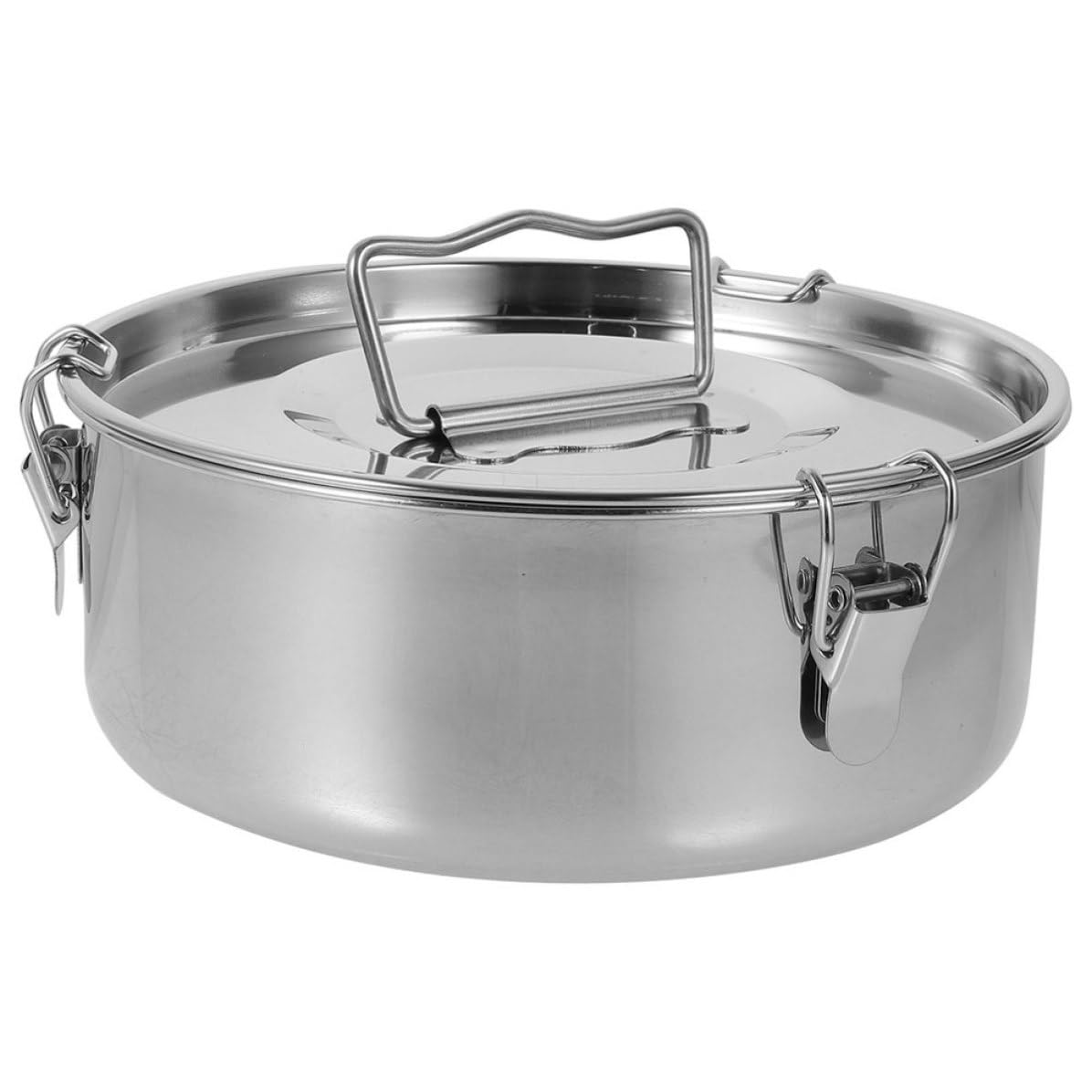 Zerodeko Molde Fácil de Limpiar para Flan de Acero Inoxidable con Tapa, Sartén para Hacer Flan Calentamiento Uniforme, Adecuado para Cocinar al Vapor y Hornear