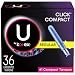 U by Kotex Click Compact Tampons, 36 Count