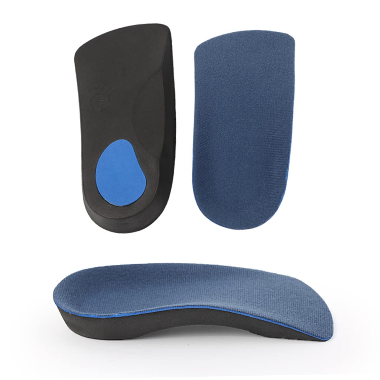 WEKAMOS Eva Insoles for Sports Shoes Orthotic Metatarsal Pad Arch Support for Flat Feet Foot Support Heel Protectors