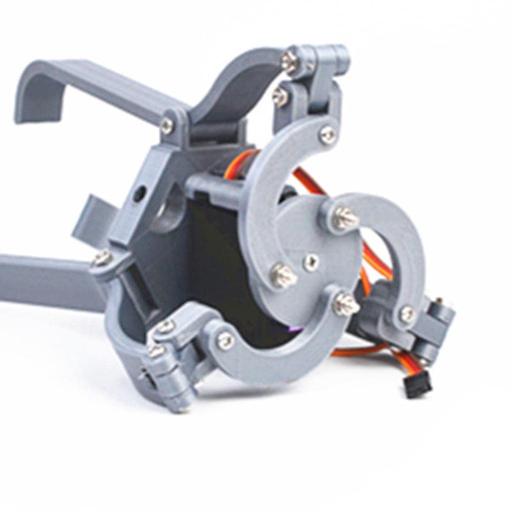 Metall Roboter Arm Mechanische Roboterklemme Silber Klaue Kit mit Servos Motor