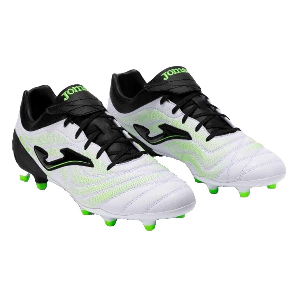 Joma Mężczyźni Score 2502 Blanco Negro Firm GroundBut typu Oksford
