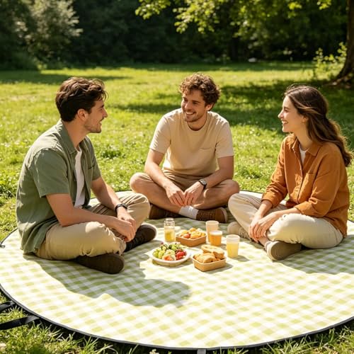 Manta de picnic impermeable y transformable de 49 pulgadas para viajes 5