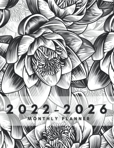 2022-2026 Monthly Planner: Five Year Monthly Planner with Goals