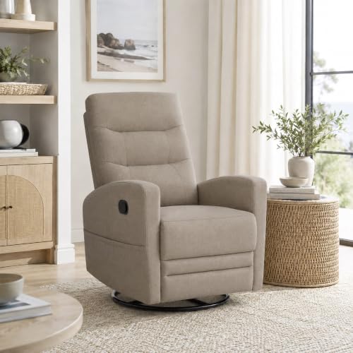 Image of Dream On Me Chatham Deluxe Nursery Glider Recliner, Amazon Exclusive, Warm Sand