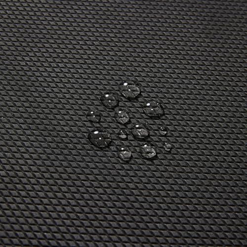 CampTeck U7340 Schaumstoff Balance Pad - Leicht und rutschfest für Stabilität, Kraft, Yoga-Unterstützung und Core-Training - Schwarz - L - 40 × 33 × 5 cm