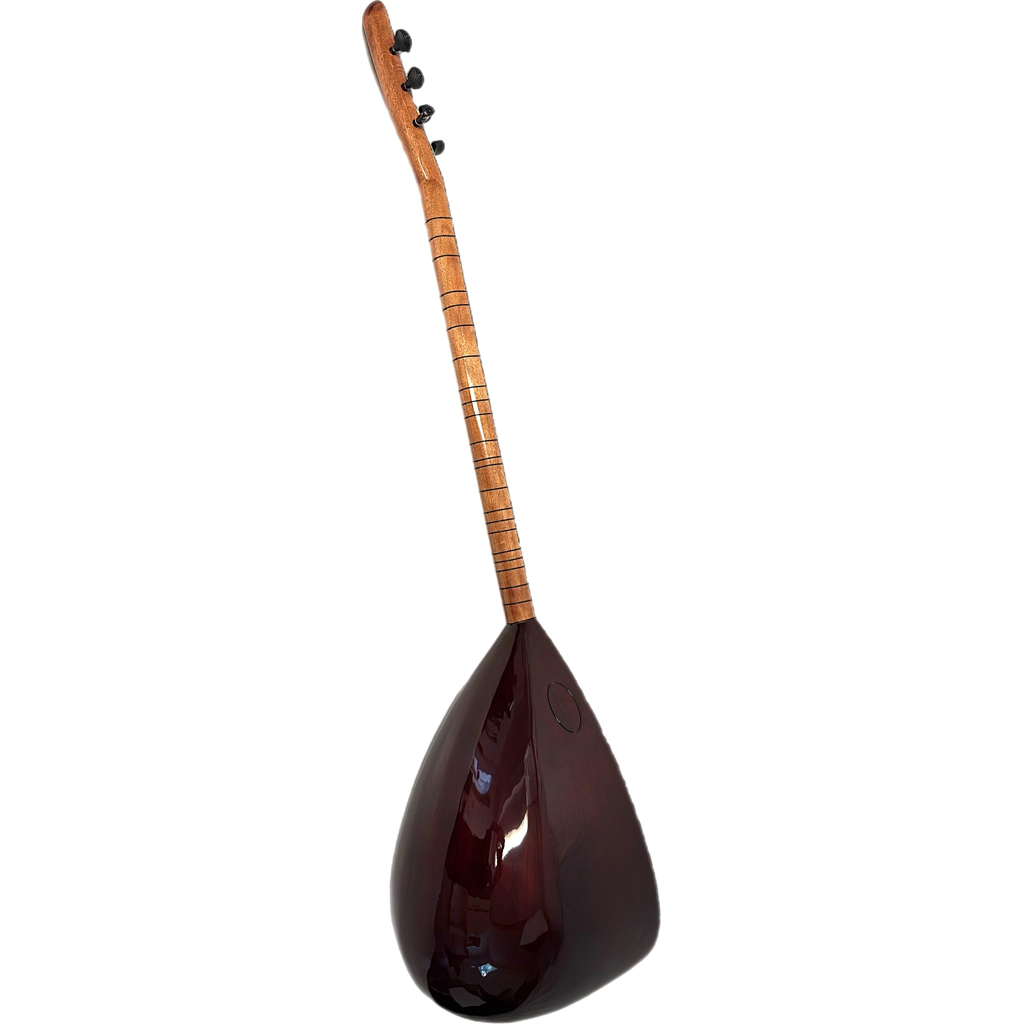 Uzun sap Ceviz Ögrenci Kursiyer Sazi, Saz Baglama noktali klavye | Langhals Walnuss Anfänger Schüler Baglama, Saz Einsteiger Set