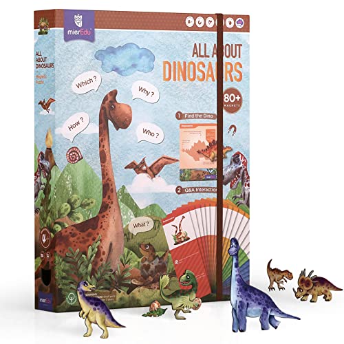 mierEdu Puzzle Magnétique Dinosaure Cover