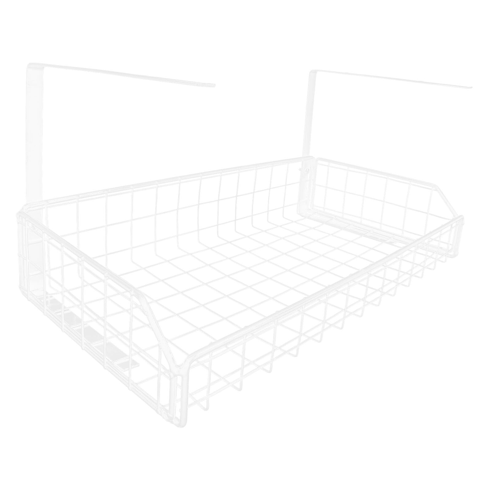 Organisateur de Câbles sous Bureau en Fer Blanc, Gestion des Câbles et Rangement pour Bureau, pour Espace de Travail sans Perçage
