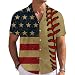 Vintage Baseball Mens Funny Hawaiian Shirts 3D Graphic Button Down Short Sleeve Tropical Holiday Beach Aloha Shirt