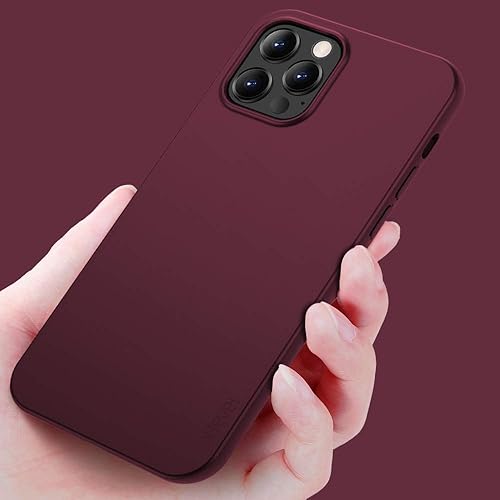 Miniatura 5 de X-Level Funda Ultra Delgada De TPU De La Serie Guardian Para IPhone 1212 Pro 6.1" (2020) - Rojo Vino Mate