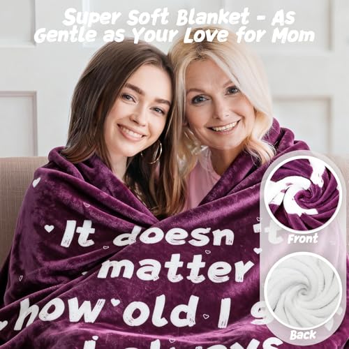 Couverture en flanelle de qualité supérieure pour anniversaire maman - 5