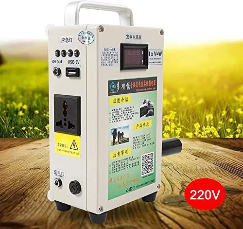 Generador de manivela de 220V y 30W con salidas DC 8V-21V 4