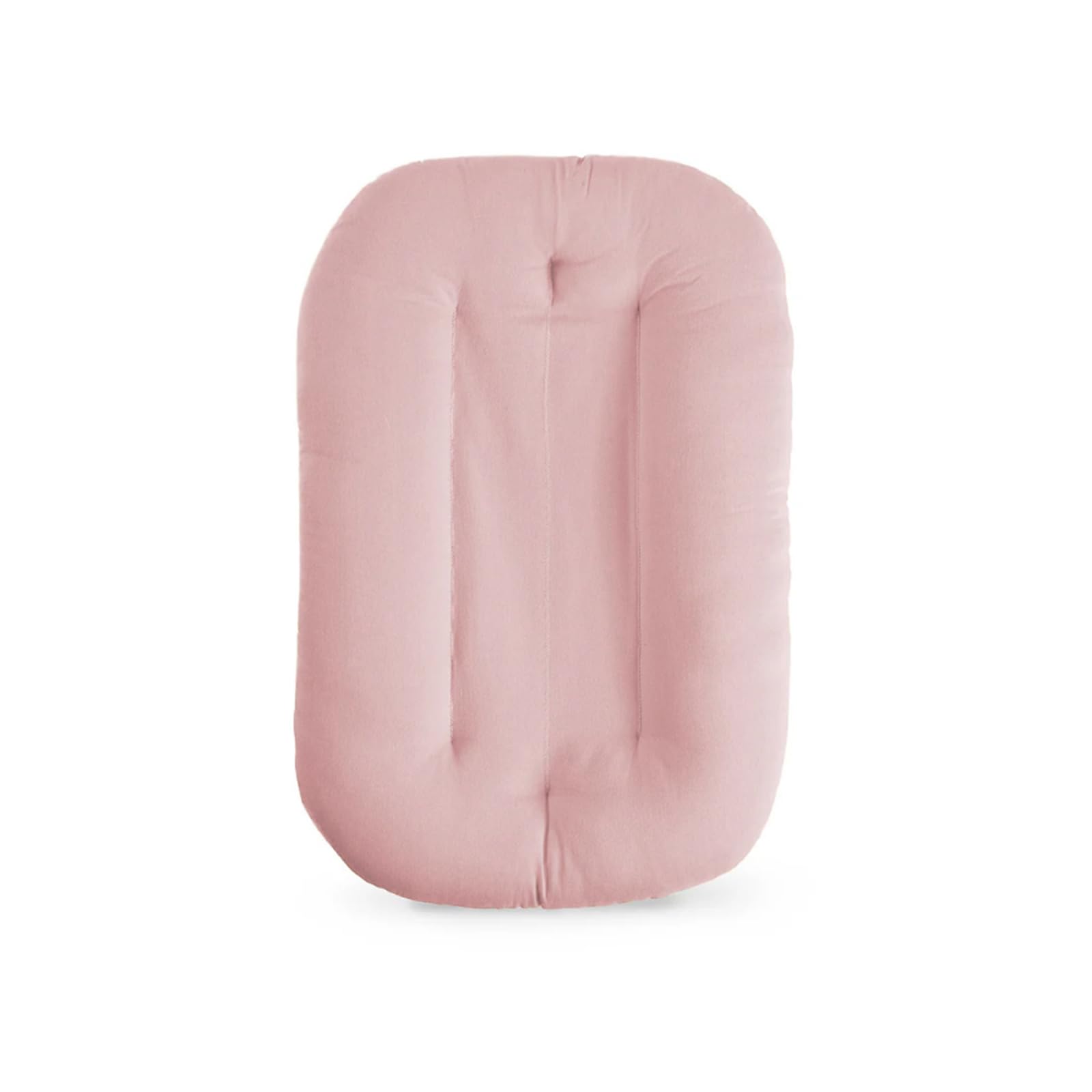 Tumbona para bebé recién nacido de diseño biónico, suave, de algodón orgánico y transpirable, para bebés de 0 a 18 meses, color rosa