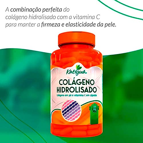 Colágeno Hidrolisado com Vitamina C - 3 un 120 Cápsulas - Katigua