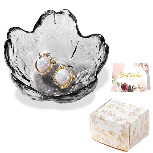 Image of Gifts For Women Trinket Dish Unique Birthday New Home Gifts For Women Her Jewellery Tray Cute Room Decor Aesthetic Bedroom Accessories Ring Dish Holders Small Friendship Christmas House Warming Gifts