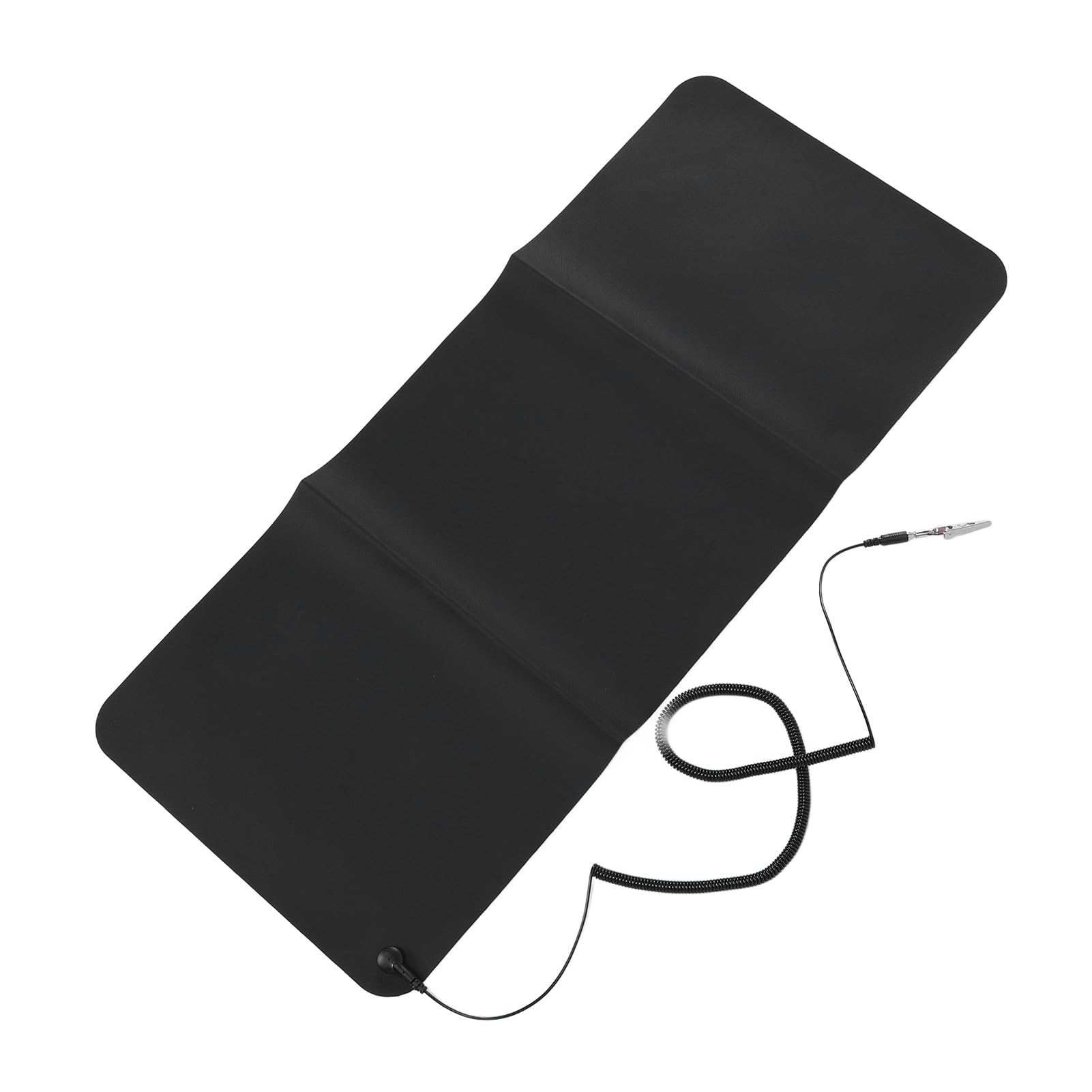 Grounding Mat for Desk Anxiety Relief, Eliminate Static PU Grounding Earthing Pad 30x68cm with Cable, Foot Pad, Breathable