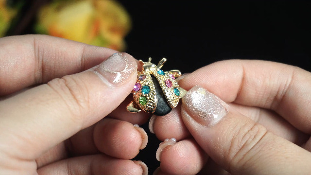 BESPORTBLE Spilla Farfalla In Cristallo Con Pendente Spilla - Foto 9