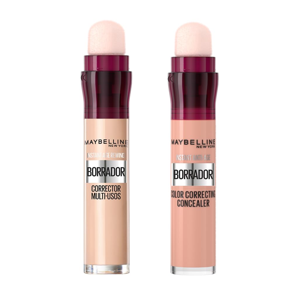 Maybelline New York, Corrector de Ojeras, Bolsas e Imperfecciones, Con Bayas de Goji y Haloxyl, Tono: 01 Light, 6.8 ml — view 19