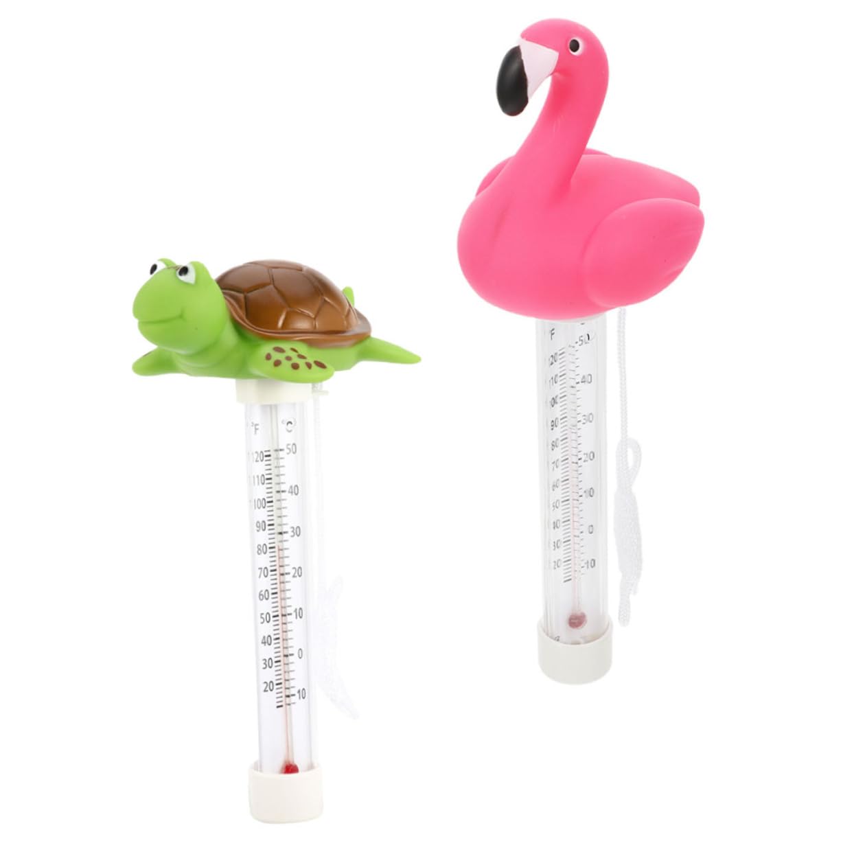 Supvox 5 Sätze Pooltermomenter Aqua Temperatur-feuchtigkeits-monitor Wassertemperaturanzeige Wasserthermometer Schwimmendes Thermometer Für Kaltes Eintauchen Plastik 2 Stück * 5