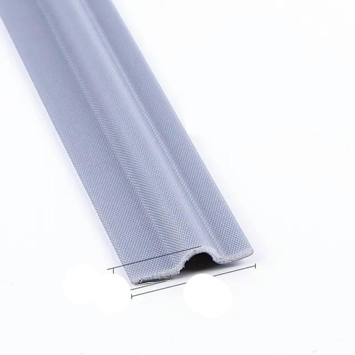 Tira de goma para ventanas de 40M, resistente al viento, aislamiento de espuma insonorizada, antifugas de aire, cinta adhesiva para espacio inferior de puerta, color gris-30M