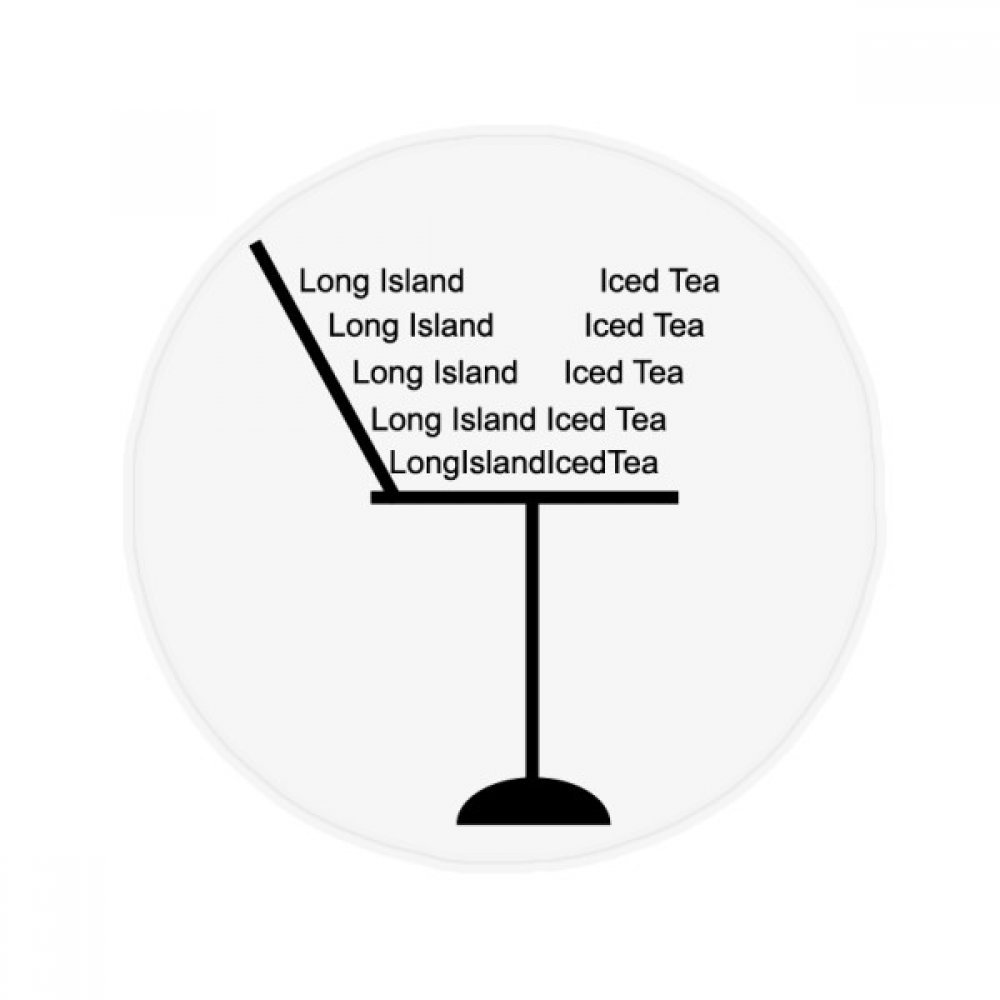 Tapis antidérapant Long Island Ice Tea pour éviter les glissades