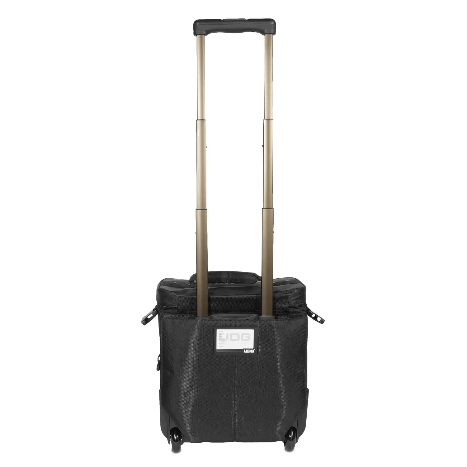 UDG Ultimate Trolley To Go Black Borsa con Trolley porta vinili con maniglia a scomparsa, Nera