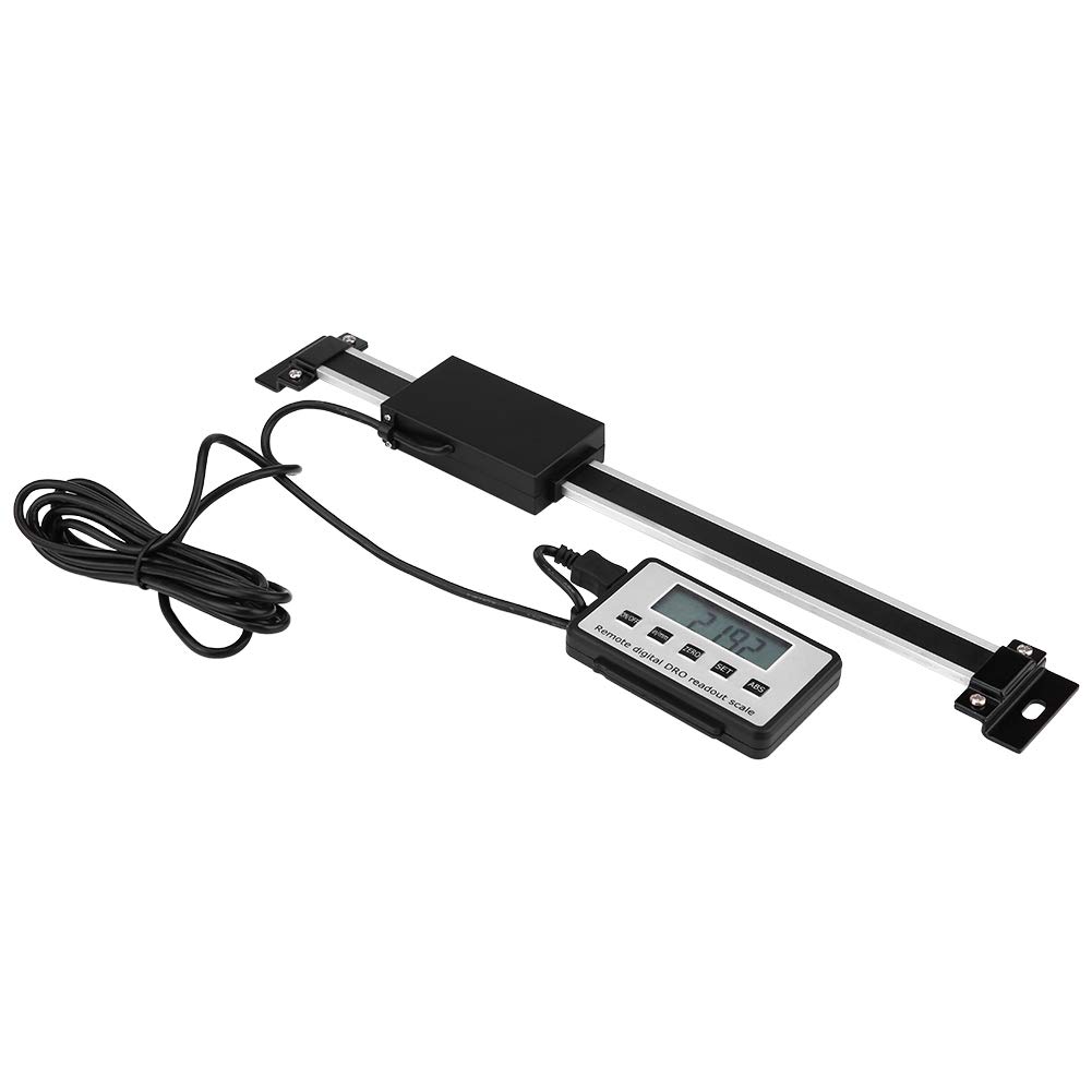CHICIRIS Zouminyy Kit de lectura digital, kit de lectura de LCD de escala lineal digital precisa de 0-200 mm para fresadoras Tornos Accesorios de montaje