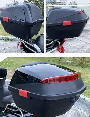 Sac à dos de rangement moto rouge et blanc robuste et résistant