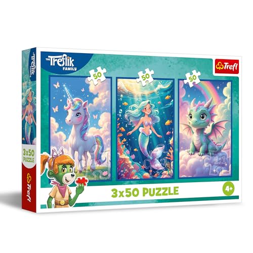 Trefl – 3in1 Puzzle: The Treflik Family, Gemeinsam in Einer...