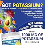 Dr. Berg Zero Sugar Hydration Keto Electrolyte Powder - Enhanced w/ 1000 mg of Potassium & Real Pink Himalayan Salt (NOT Table Salt) - Raspberry & Lemon Flavor Hydration Drink Supplement - 50 Servings - Image 4