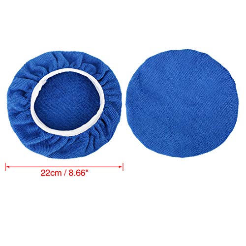 Fundas de pulido elásticas X AUTOHAUX de microfibra suave para un brillo sin marcas 3
